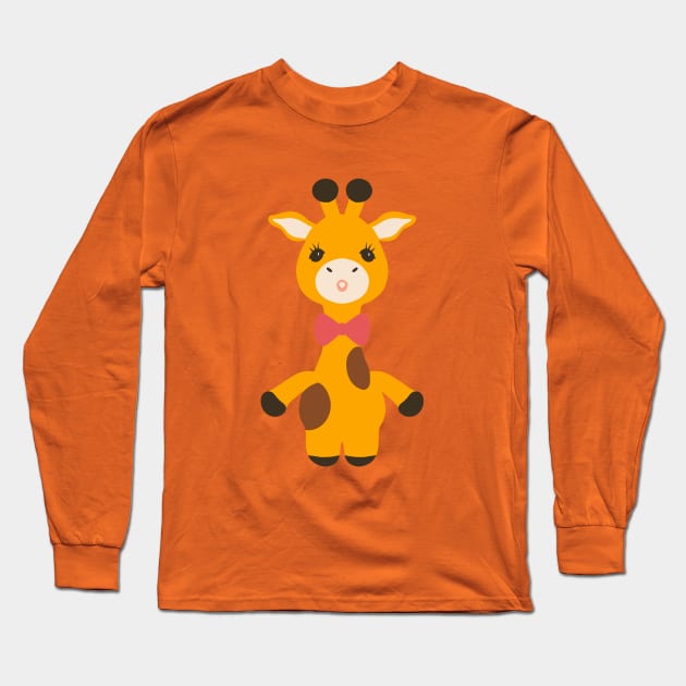 Cute giraffe Long Sleeve T-Shirt by Mimie20